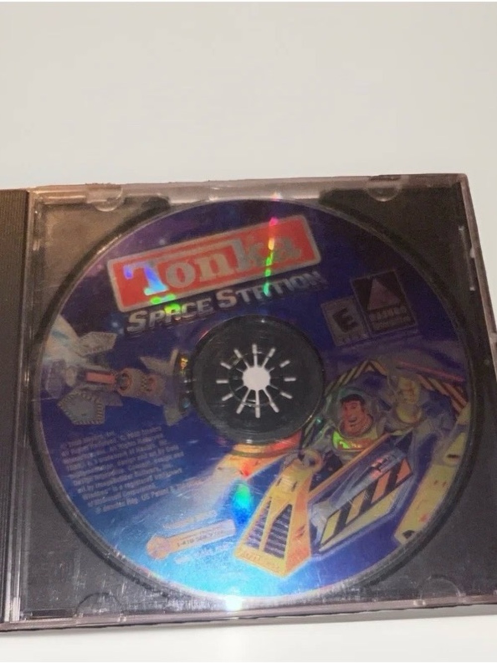Tonka Space Station Game Disc in Blue and Yellow Artwork